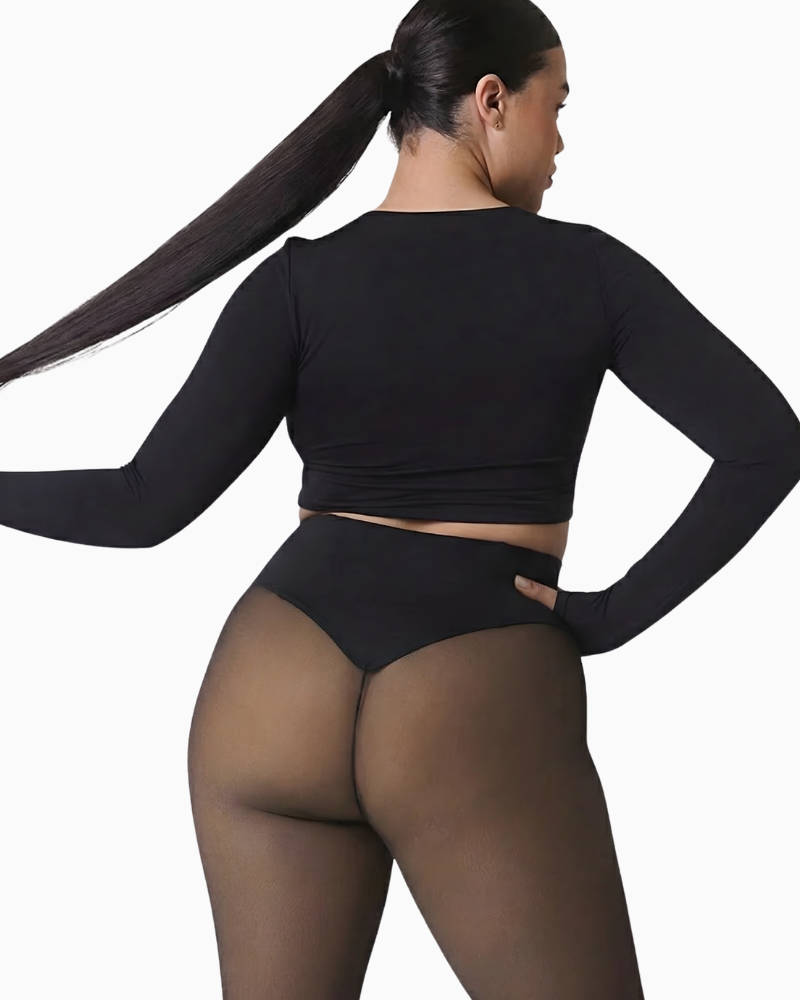 Translucent Fleece Lined Tights