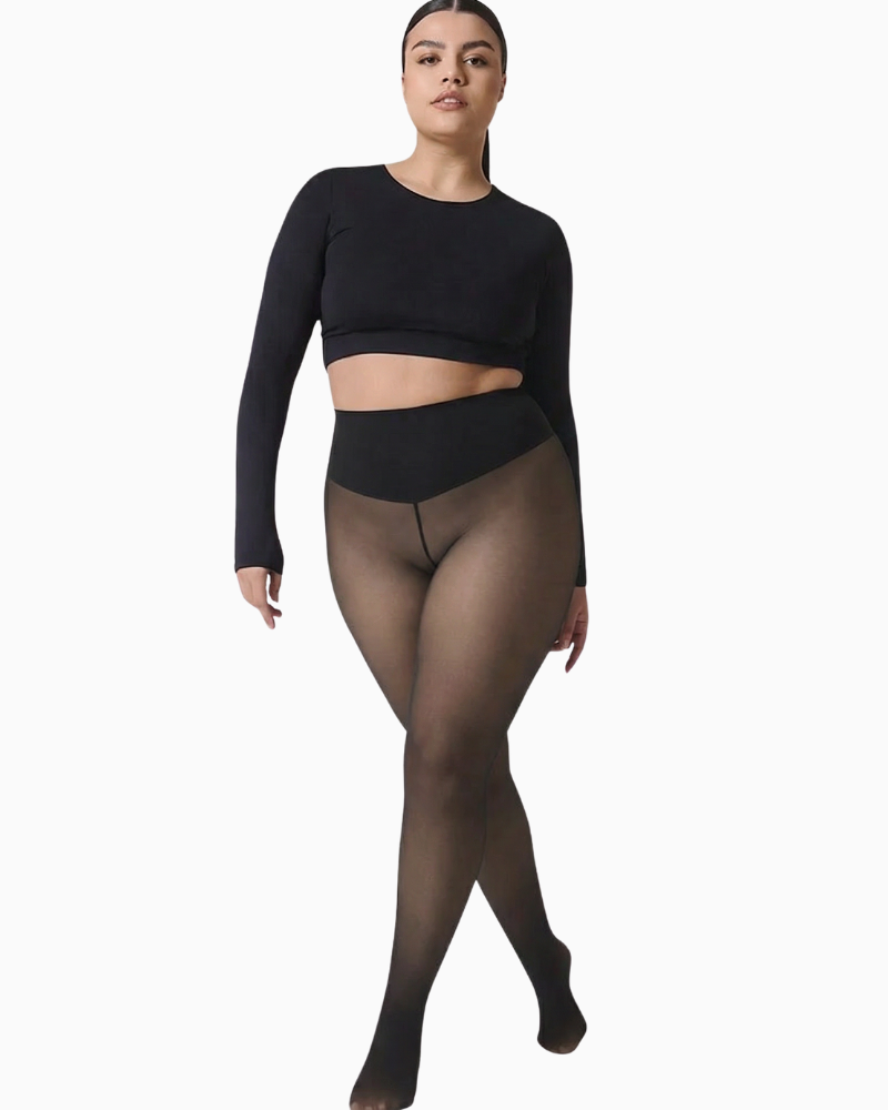 Translucent Fleece Lined Tights