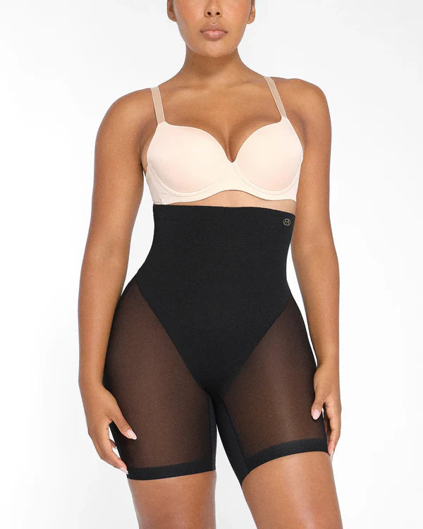 SmoothMesh™ High-Waisted Mid Thigh Short