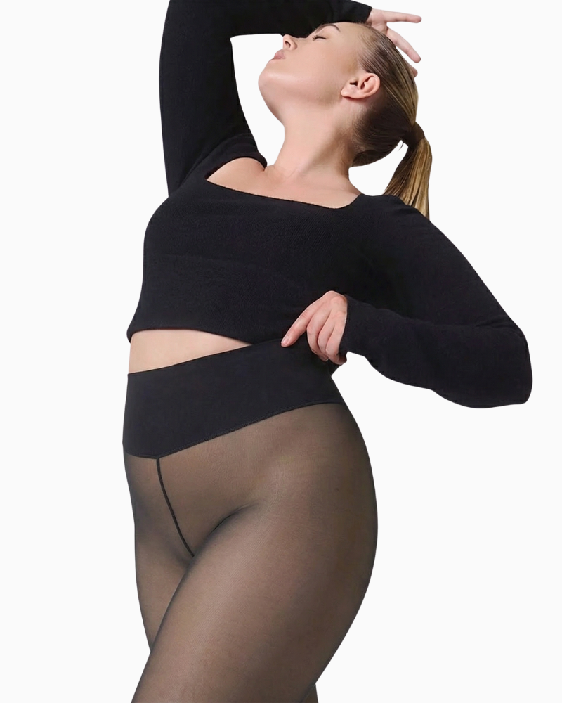 Translucent Fleece Lined Tights